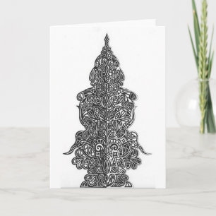 Cartão Abstract mirror design