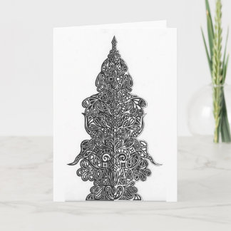 Cartão Abstract mirror design