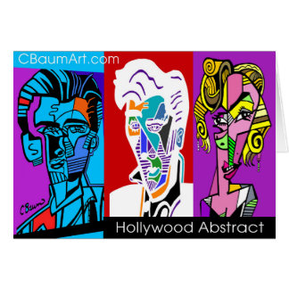 Cartão Abstract Stars Pop Art