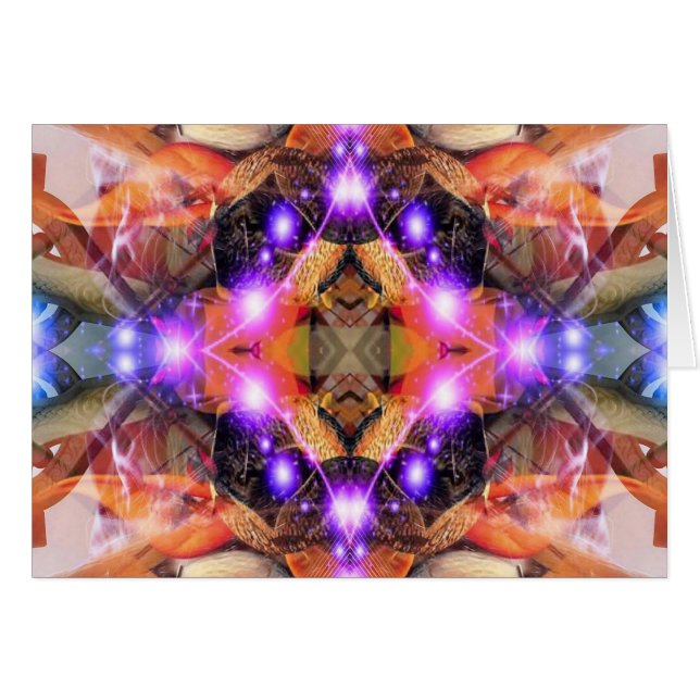 Cartão Abstrato (Frente Horizontal)