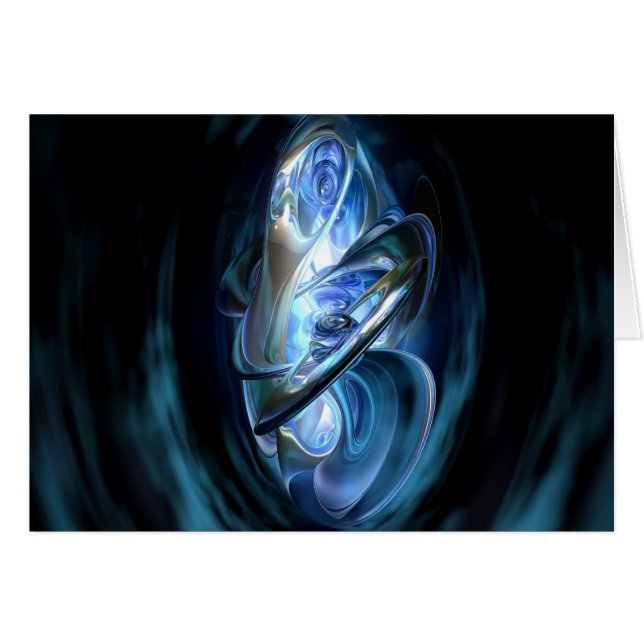 Cartão Abstrato (Frente Horizontal)