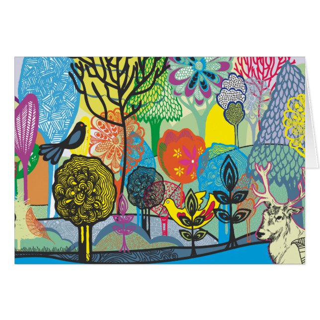 Cartão abstrato (Frente Horizontal)