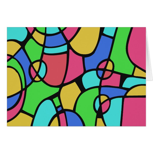 Cartão Abstrato 02 (Frente Horizontal)