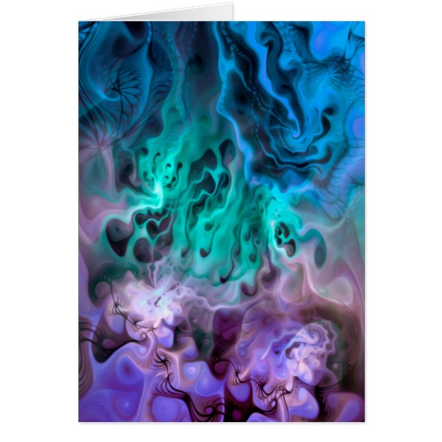 Cartão Abstrato Apófise Fractal I (Frente)