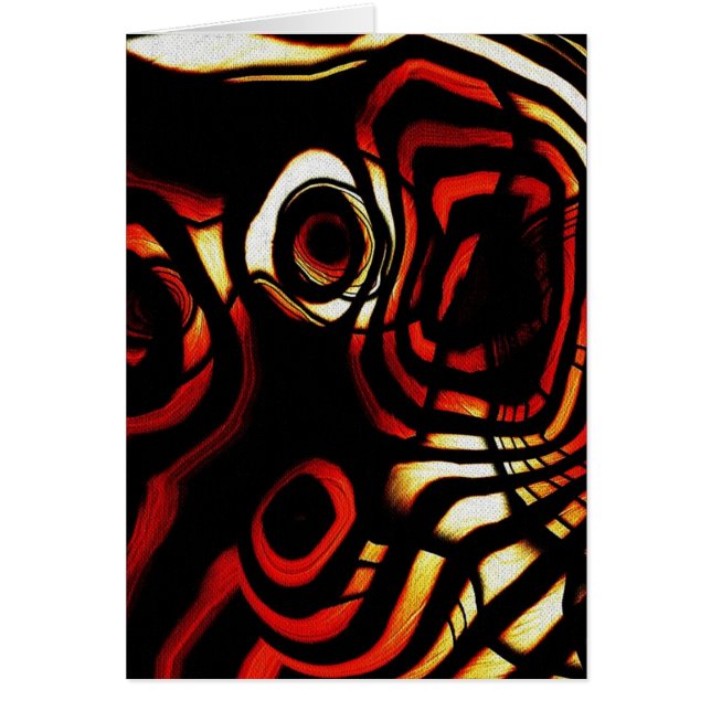 Cartão Abstrato Art (Frente)