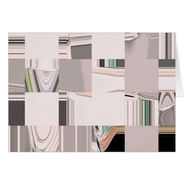 Cartão Abstrato Art Tylin (Frente Horizontal)