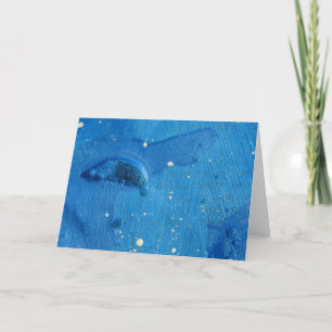 Cartão Abstrato azul