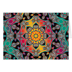 Cartão Abstrato - Caleidoscópio 16