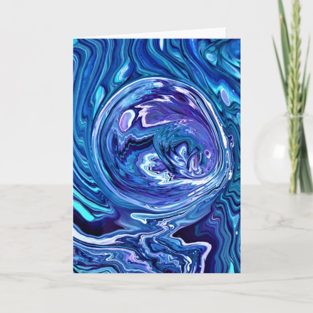 Cartão Abstrato Color Study 102, placa (Frente)