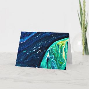 Cartão Abstrato Color Study 105, placa