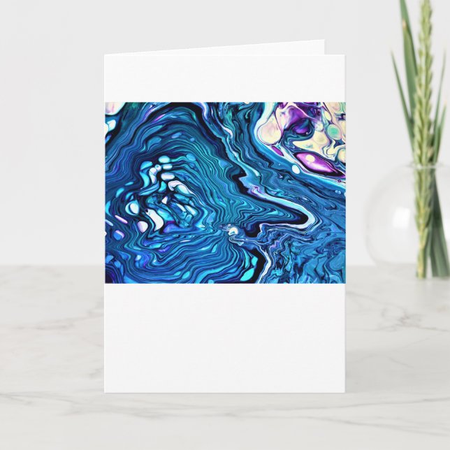 Cartão Abstrato Color Study 116, Card (Frente)