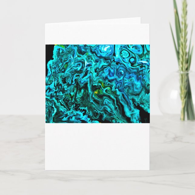 Cartão Abstrato Color Study 117, Card (Frente)