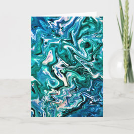 Cartão Abstrato Color Study 119, placa