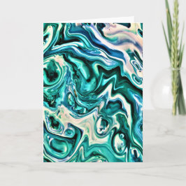 Cartão Abstrato Color Study 121, placa