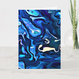 Cartão Abstrato Color Study 122, placa