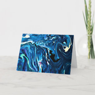 Cartão Abstrato Color Study 126, placa