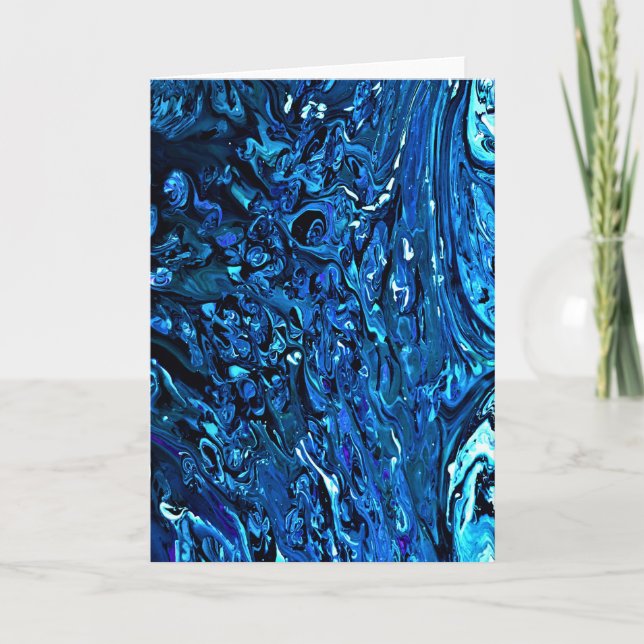 Cartão Abstrato Color Study 130, placa (Frente)