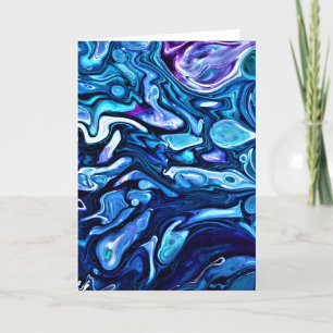 Cartão Abstrato Color Study 138, placa