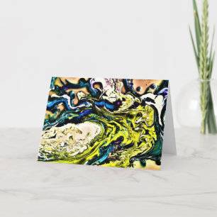 Cartão Abstrato Color Study 13, placa