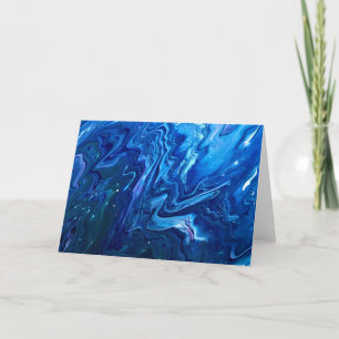 Cartão Abstrato Color Study 141, placa