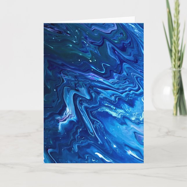 Cartão Abstrato Color Study 141, placa (Frente)