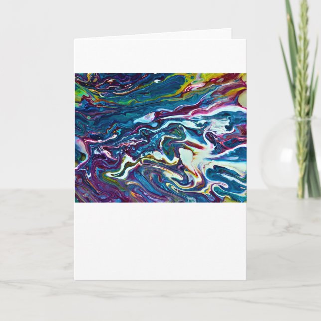 Cartão Abstrato Color Study 151, Card (Frente)