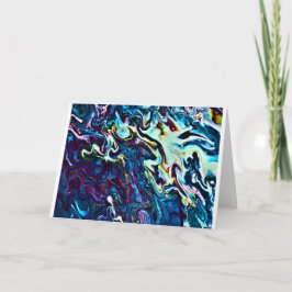 Cartão Abstrato Color Study 153, Card