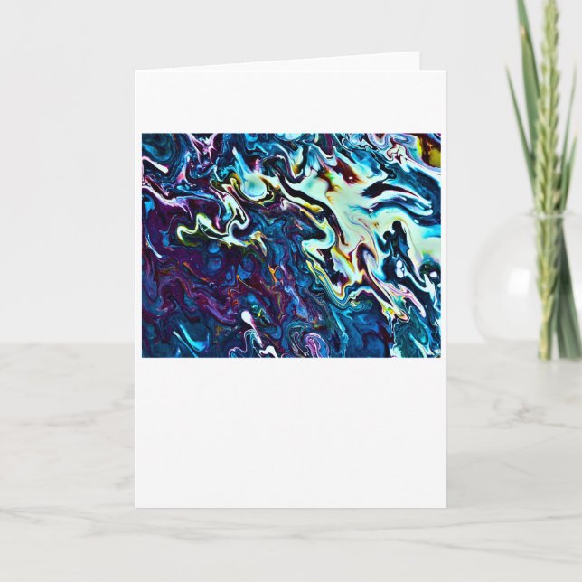 Cartão Abstrato Color Study 153, Card (Frente)