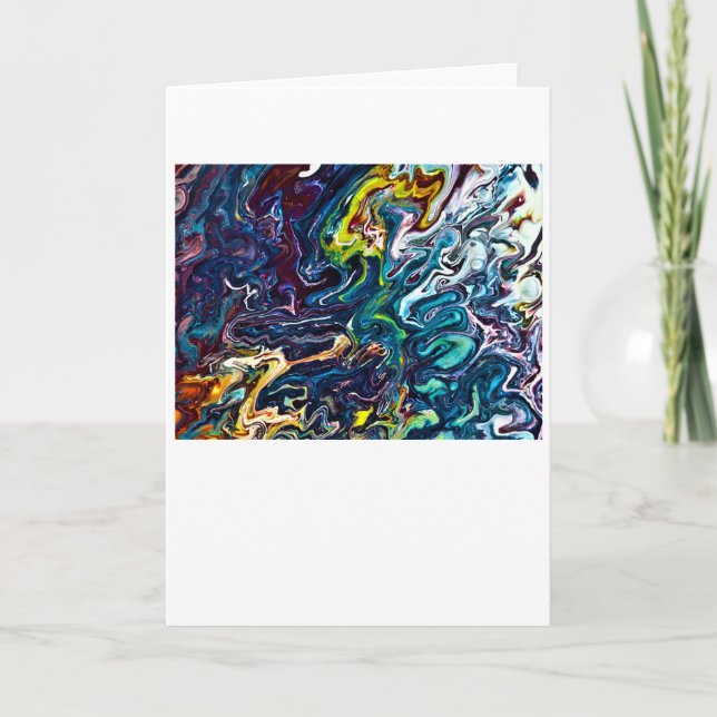 Cartão Abstrato Color Study 155, Card (Frente)