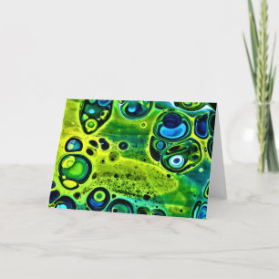 Cartão Abstrato Color Study 160, placa