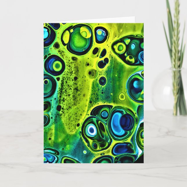 Cartão Abstrato Color Study 160, placa (Frente)