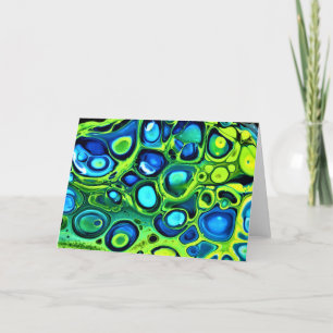 Cartão Abstrato Color Study 161, placa