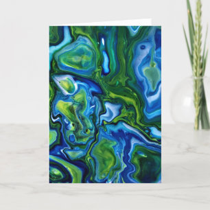 Cartão Abstrato Color Study 164, placa