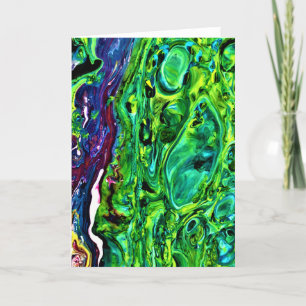 Cartão Abstrato Color Study 168, placa