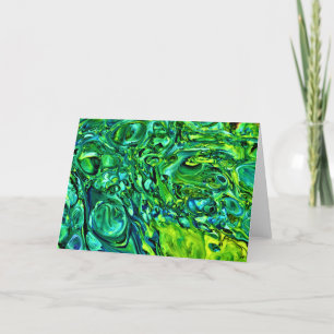 Cartão Abstrato Color Study 169, placa