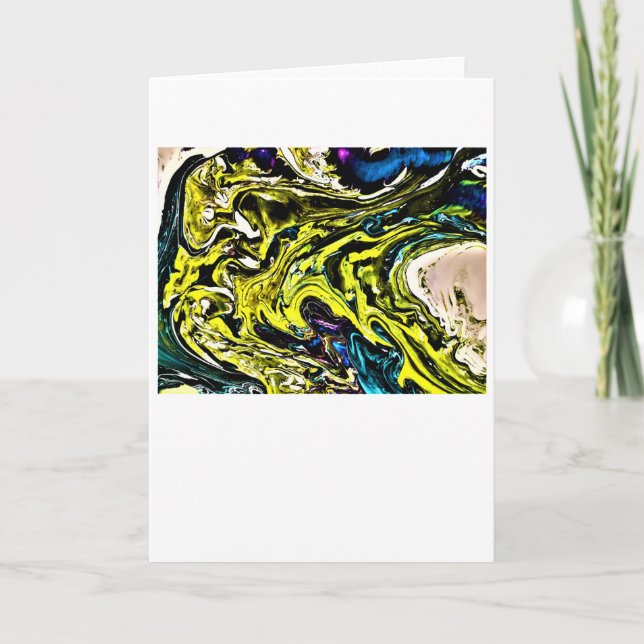 Cartão Abstrato Color Study 16, Card (Frente)