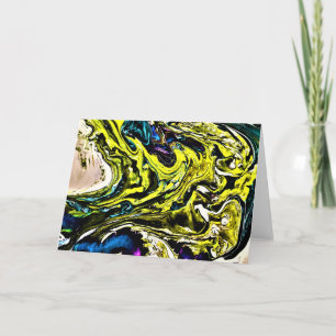 Cartão Abstrato Color Study 16, placa