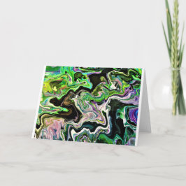 Cartão Abstrato Color Study 178, Card