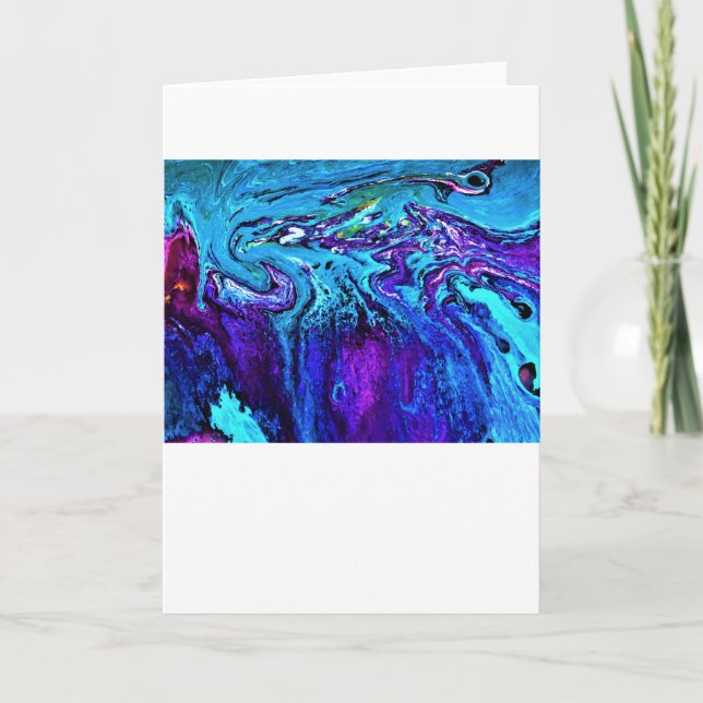 Cartão Abstrato Color Study 17, Card (Frente)