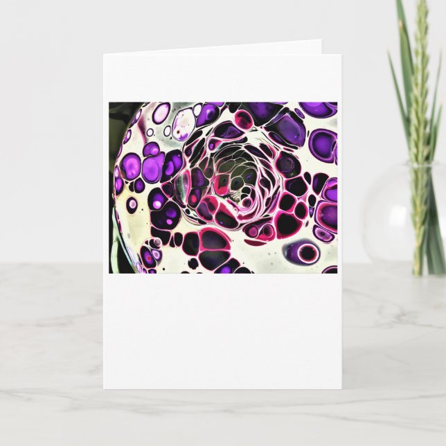 Cartão Abstrato Color Study 187, Card (Frente)