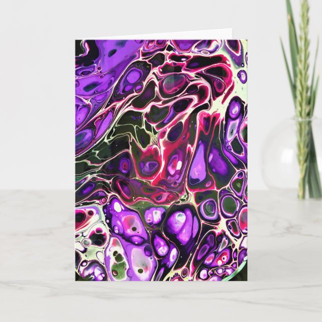 Cartão Abstrato Color Study 188, placa (Frente)