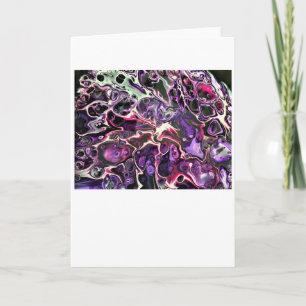 Cartão Abstrato Color Study 189, placa