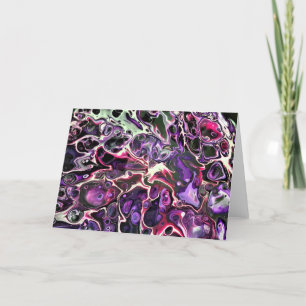 Cartão Abstrato Color Study 189, placa