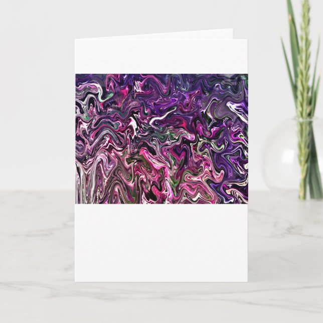 Cartão Abstrato Color Study 191, Card (Frente)