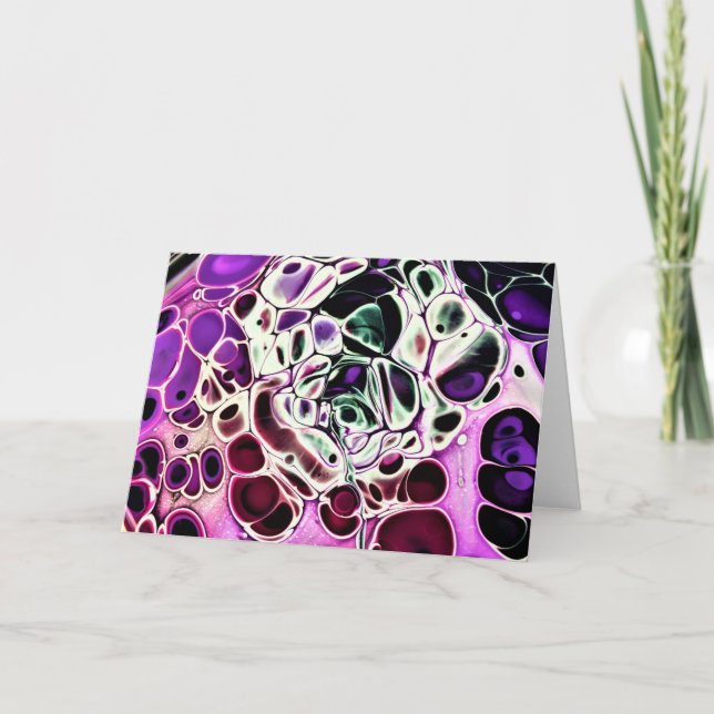 Cartão Abstrato Color Study 192, placa (Frente)