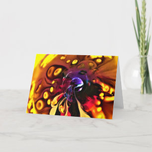 Cartão Abstrato Color Study 193, placa