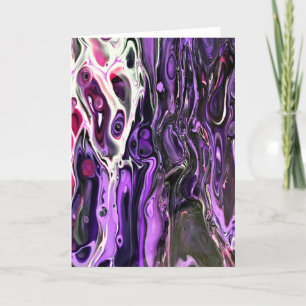 Cartão Abstrato Color Study 195, placa