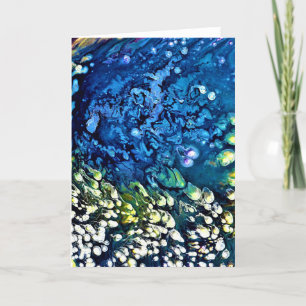 Cartão Abstrato Color Study 19, placa