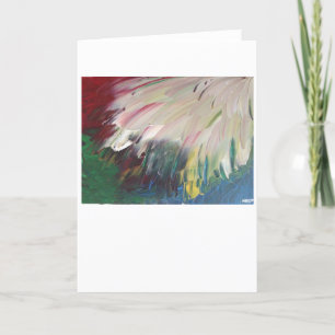 Cartão Abstrato Color Study 1, placa