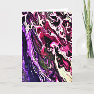 Cartão Abstrato Color Study 200, placa